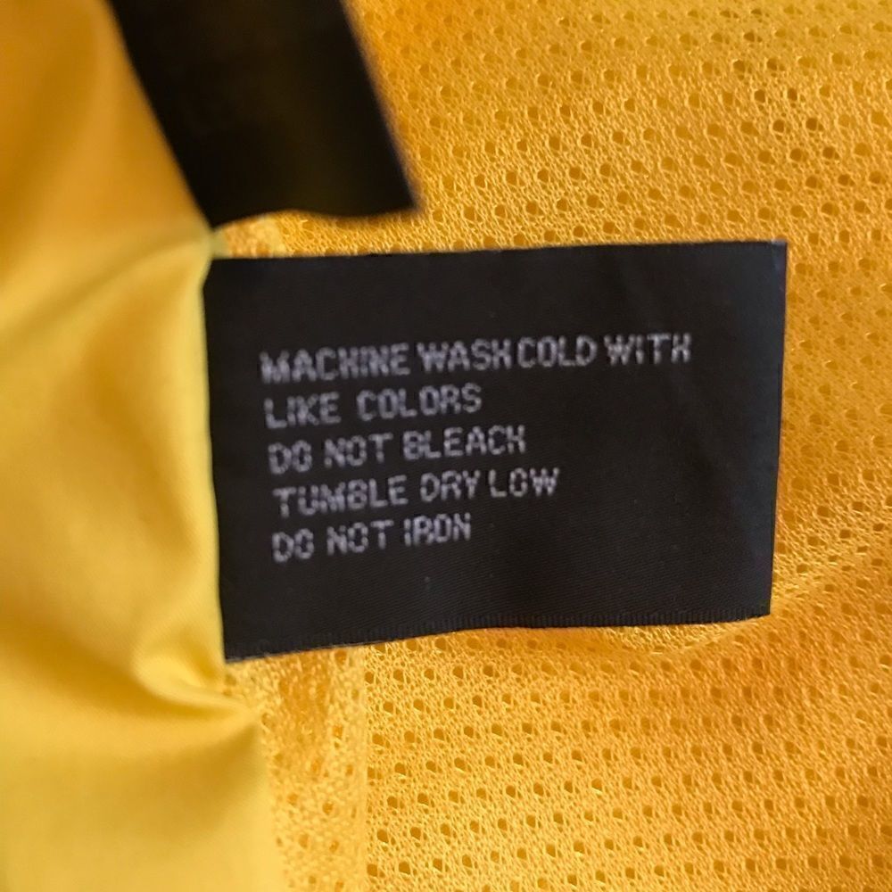 Sean John Lemon Yellow Nylon Zip Up Crop Jacket - Picture 14 of 16
